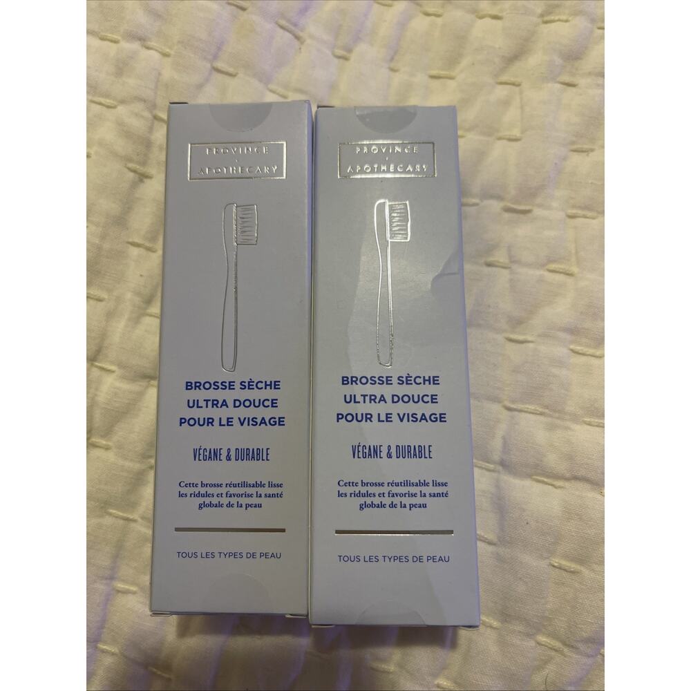 Province Apothecary Ultra Soft Facial Dry Brush Pack of 2 New Sealed